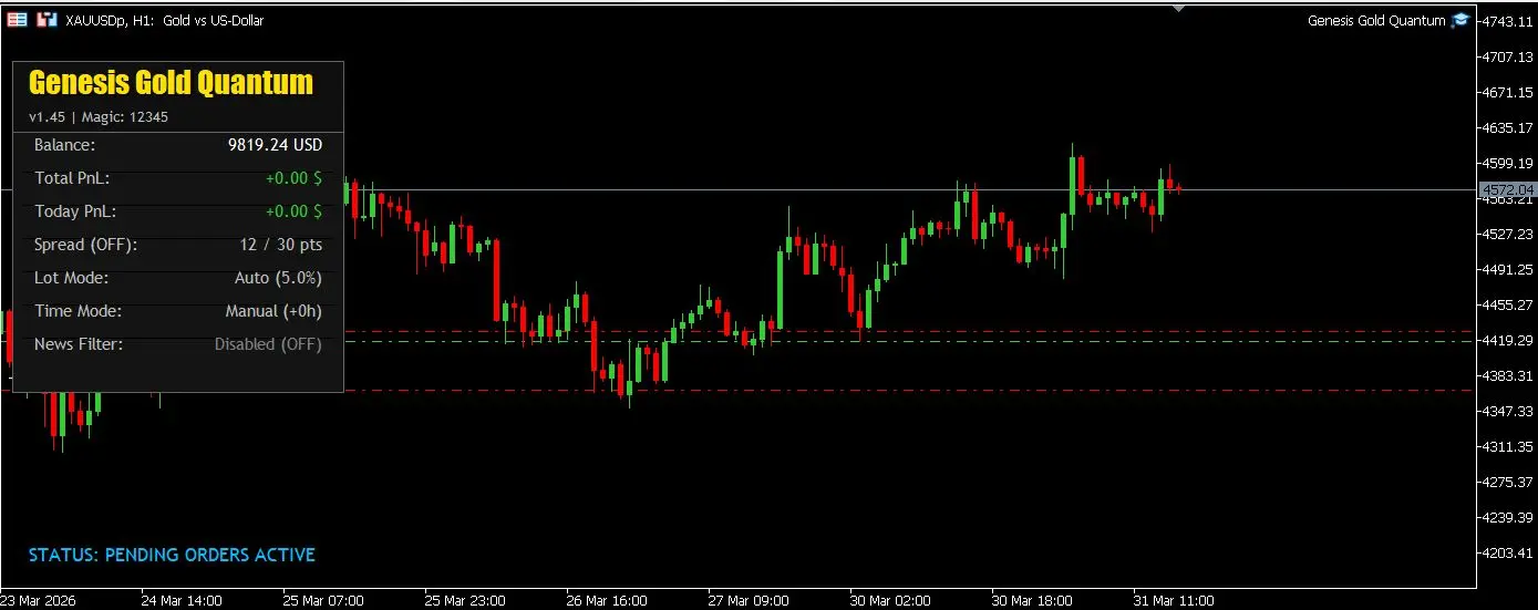 MT5 Successful EA Chart loading